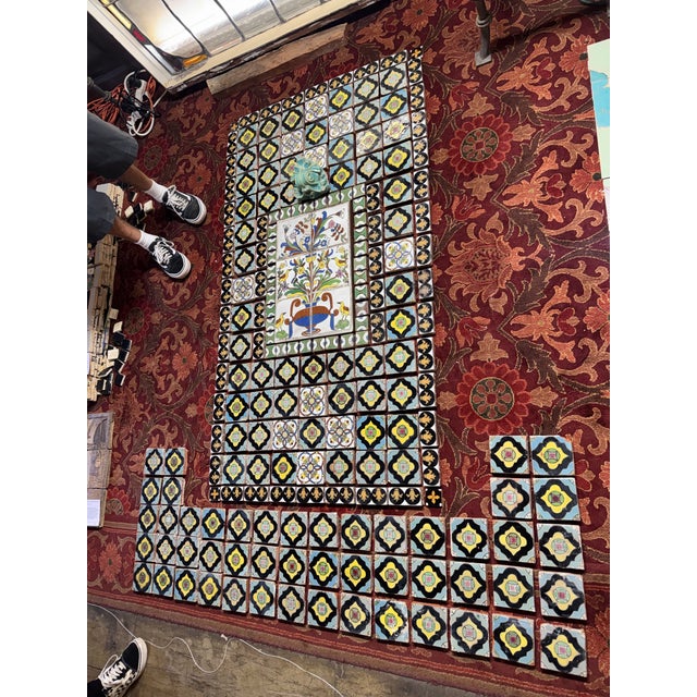 Incredibly Rare 1920s-30s Original Malibu Tile Fountain Spanish Tile Fountain For Sale - Image 11 of 12