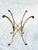 60's Midcentury Wrought Iron Base With Glass Top Patio/Outdoor Table For Sale - Image 10 of 11