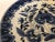 Asian style blue and white 10.25”D floral plate in excellent condition.