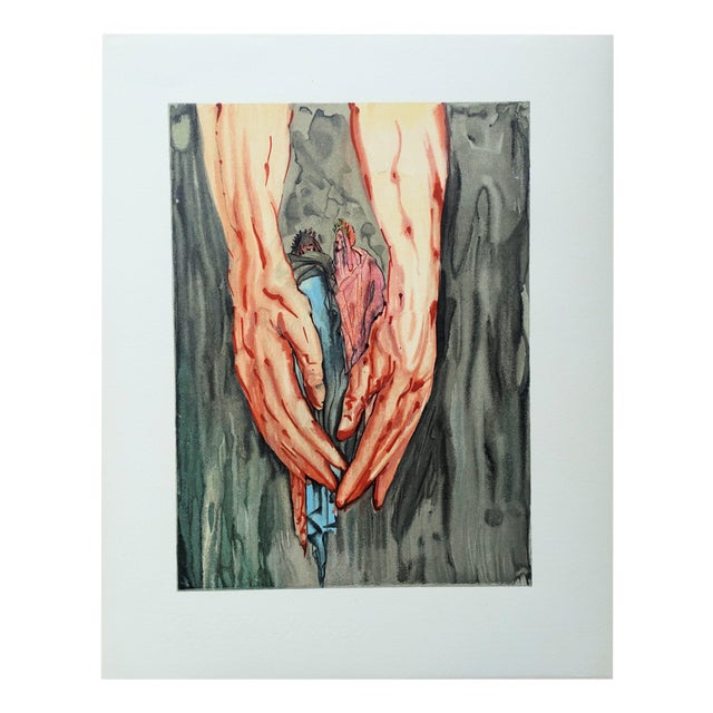 Salvador Dali, The Rise of Geryon, Woodcut For Sale