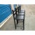 4 country French solid oak counter stools. Stools are done in a rich satin/ebony finish. . The stools were custom made....