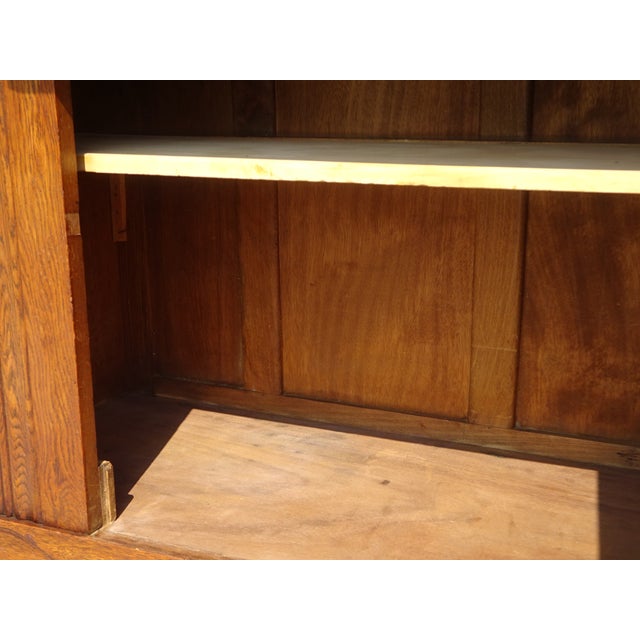 Art Deco Sideboard in Oak and Marble, 1930s For Sale - Image 17 of 18