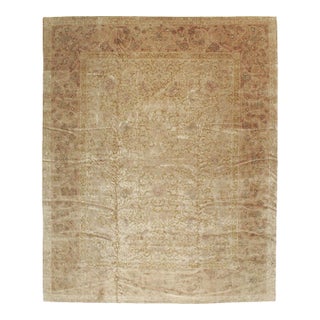 Galerie Shabab Collection Mid-20th Century Handmade Indian Lahore Large Room Size Carpet For Sale