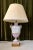 1900 - 1909 Antique English Painted Porcelain Figural & Mask Motif Table Lamp For Sale - Image 5 of 5