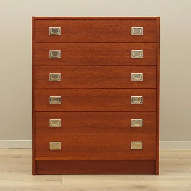 Danish Teak Chest of Drawers, 1960s For Sale - Image 11 of 11