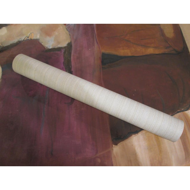Vintage 1990s Pale Stripe Motif Wallpaper For Sale - Image 6 of 8