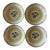 Set of 4 Vintage Somerset Pattern Bowls by Georges Briard For Sale