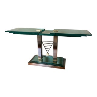 Design Institute of America Art Deco Revival Console Table For Sale