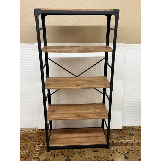 Urban Industrial Angle Iron Bookcase For Sale - Image 10 of 12