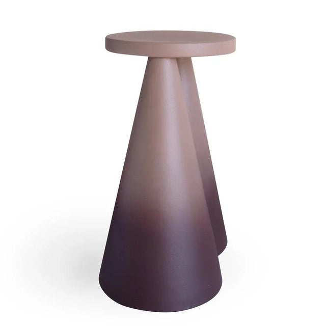 Isola Choccolate Side Table from Portego For Sale - Image 8 of 9