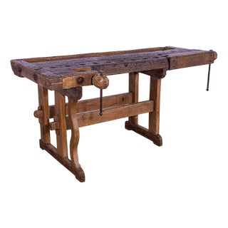Late 19th Century Carpenters Workbench, 1890 For Sale