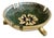 Mid 20th Century Salvador Teran Brass and Glass Tile Bowl For Sale