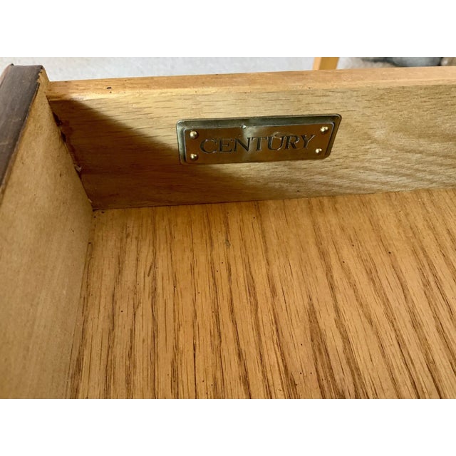 Late 20th Century Vintage Pembroke Side Tables by Century—A Pair For Sale - Image 12 of 12