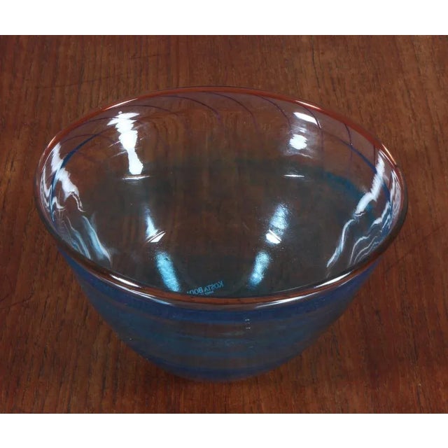 Kjell Engman Vase in Art Glass. Made village cost Boda. Signed. This piece is attributed to the mentioned designer/maker....