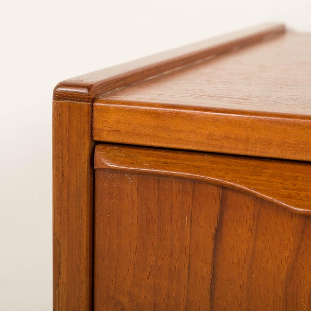 Danish Teak Hall Dresser and Mirror, 1960s, Set of 2 For Sale - Image 11 of 13