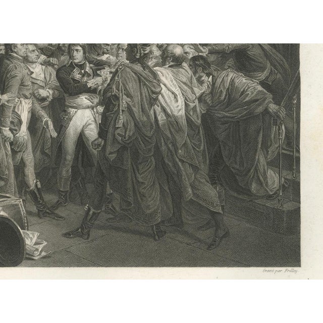 Paper After François Bouchot, The Coup of 18 Brumaire Napoleon Seizes Power, Engraving, 1840 For Sale - Image 7 of 9