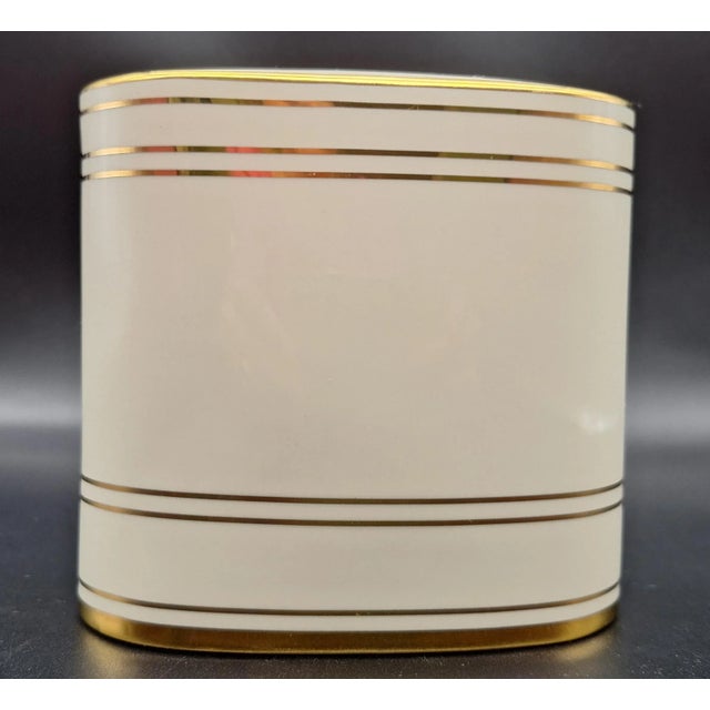 2000 - 2009 Lenox Art Deco Jeweled Essence Desk Clock For Sale - Image 5 of 9