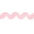 Contemporary Sample - Schumacher Ric Rac Tape Medium Tape in Pale Pink For Sale - Image 3 of 3