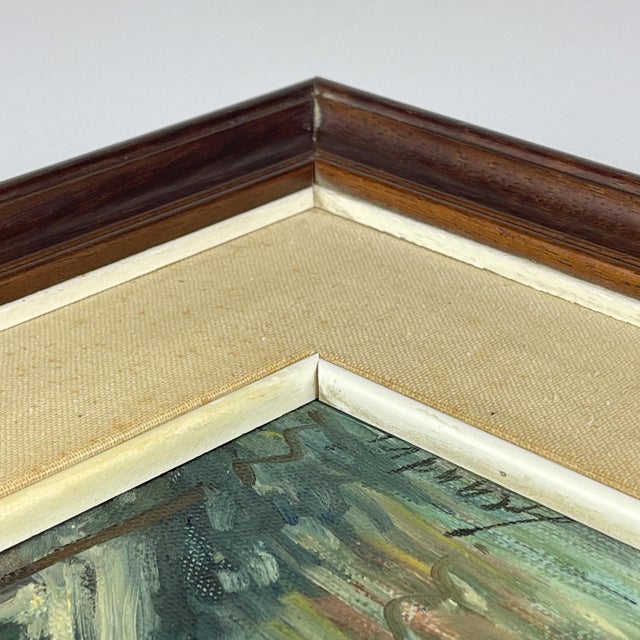 Italian Artist, Venice Canal, Original Oil Painting, 1960s, Framed For Sale - Image 14 of 18