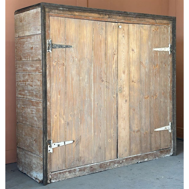 Antique Wooden Workshop Cabinet, 1890s For Sale - Image 4 of 4