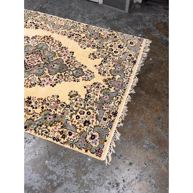 Islamic 4ft 3in X 6ft 1in Hand Woven Aubusson Area Rug For Sale - Image 3 of 12
