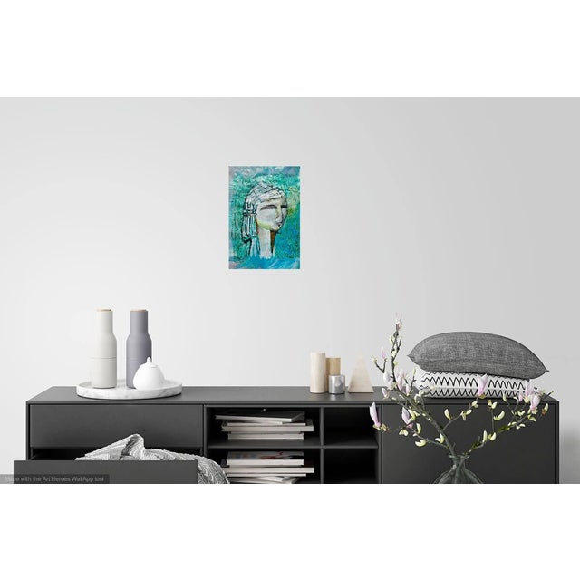 Contemporary "Pre Historic Venus Brassem De Pouy" Drawing For Sale - Image 4 of 6