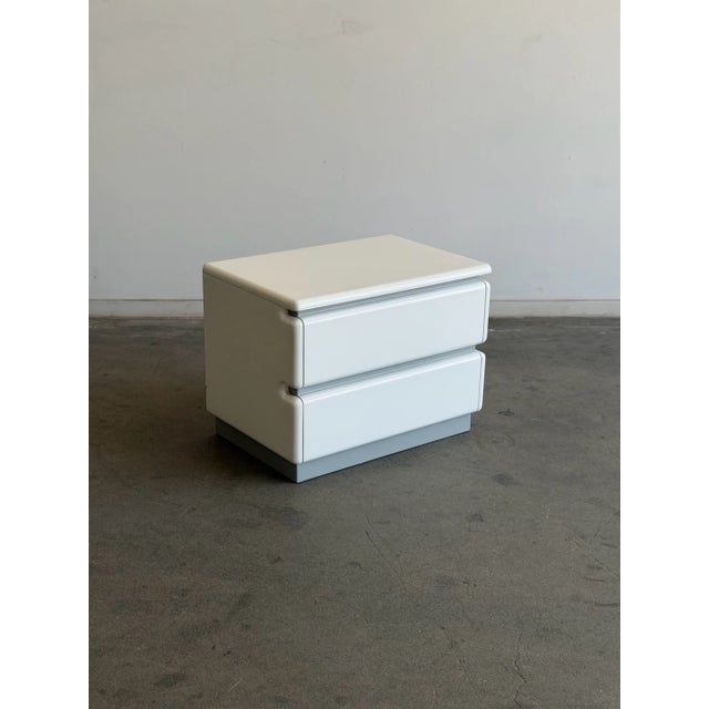 Modern 1970s Post Modern Rougier Nightstand, Attributed For Sale - Image 3 of 16
