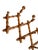 French Faux Bamboo Harmonica Wall Mounted Coat Rack, 1920s For Sale - Image 3 of 11