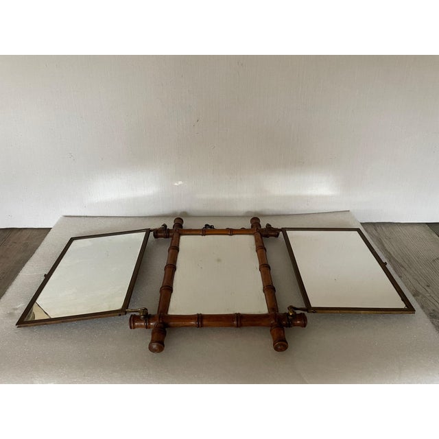 Napoleon III Triptych Mirror, 1890s For Sale - Image 5 of 9