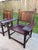 Mortise & Tenon Exotic Wood Arm Chair Pair ~ Ziricote or Macassar ~ Mid Century Rosewood ~ Arts and Crafts Style For Sale - Image 10 of 15
