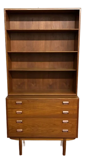Borge Mogensen Danish Teak Dresser and Bookshelf