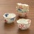 Underglaze Small, Petal-Shaped Bowl With Hand-Painted Cherry Blossoms - Set of 5 For Sale In Los Angeles - Image 6 of 6