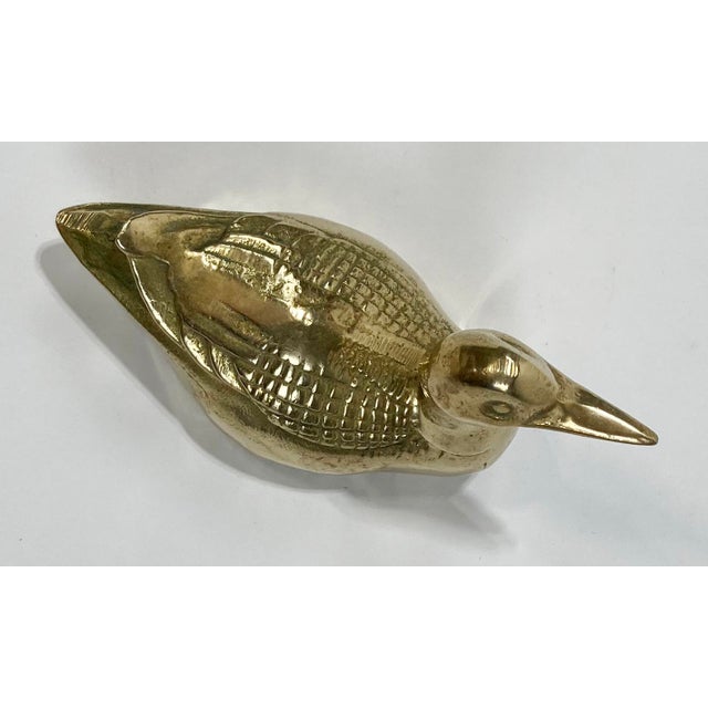 Vintage Brass Duck Paper Weight For Sale In Kansas City - Image 6 of 6