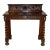 19th Century English Carved Oak Console Table For Sale