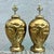 Art Deco Dolbi Cashier Style Brass Tulip Table Lamps - A Pair For Sale - Image 9 of 10