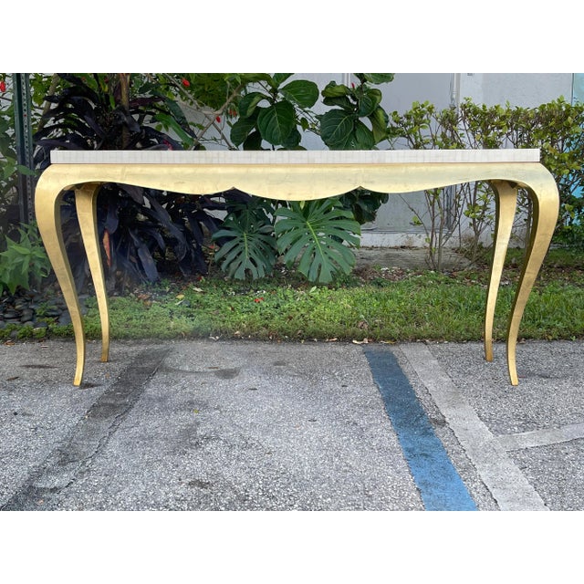 Tessellated and Horn Console For Sale - Image 10 of 10