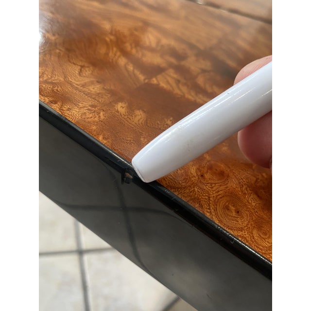 Vintage Elm Burl Coffee Table by Paul Michel for Roche Bobois, 1980s For Sale - Image 12 of 18