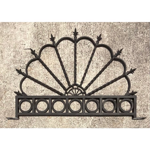 Vintage Boho Wrought Iron Arch For Sale - Image 4 of 6