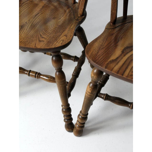 Vintage Dining Chairs Set of 4 For Sale - Image 6 of 11