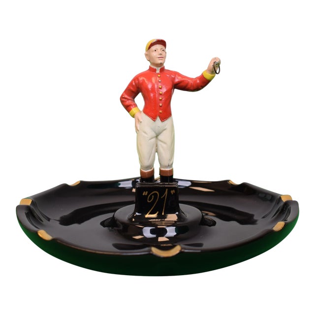 The "21" Club Jockey Ashtray For Sale
