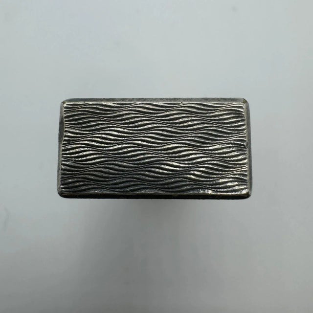 Dunhill Vintage Dunhill Silver Plated Lighter, Circa 1980s For Sale - Image 4 of 7