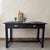 Wood Black Table with Two Drawers For Sale - Image 7 of 9