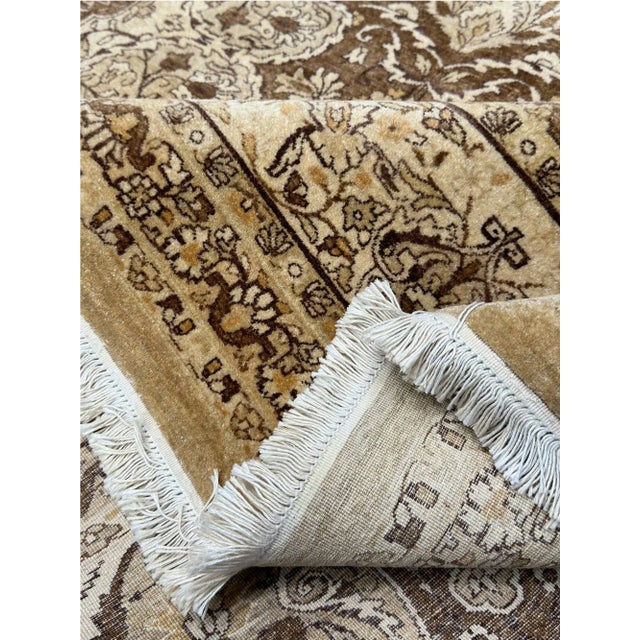 Traditional Handwoven Persian Tabriz Style Area Rug 9x12 For Sale - Image 3 of 9