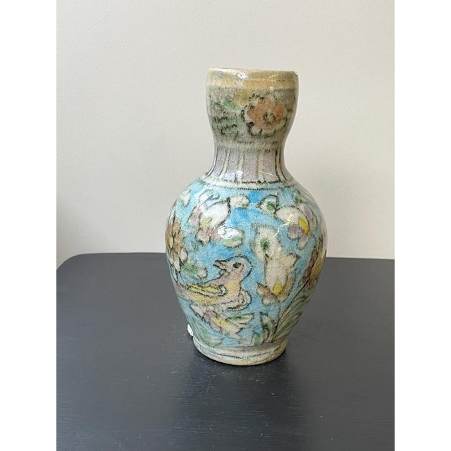 White Qajar Bottle For Sale - Image 5 of 6