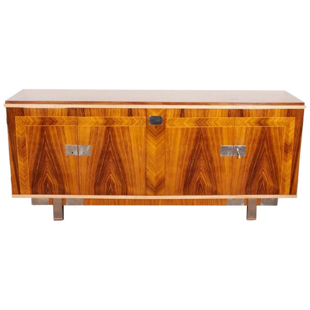 1940s Mid-Century Modern French Palisander Sideboard For Sale