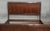 Henkel Harris Henkel Harris Mahogany King Size Sleigh Bed Frame Made in Winchester, Virginia For Sale - Image 4 of 11