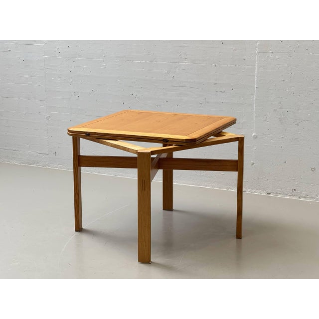 Wood Vintage Dining Set by Girsberger, Switzerland, 1970s, Set of 5 For Sale - Image 7 of 18