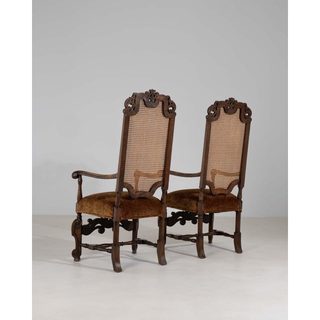 Early 20th Century France Red Wood Armchair For Sale - Image 11 of 11