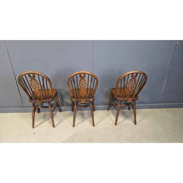 Wood Vintage Dining Chairs from Ercol, 1950s, Set of 5 For Sale - Image 7 of 11