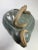 Realism 2000 Patricia Garrett Handmade American Pottery Blue Hubbard Squash Tureen - With Lid For Sale - Image 3 of 10